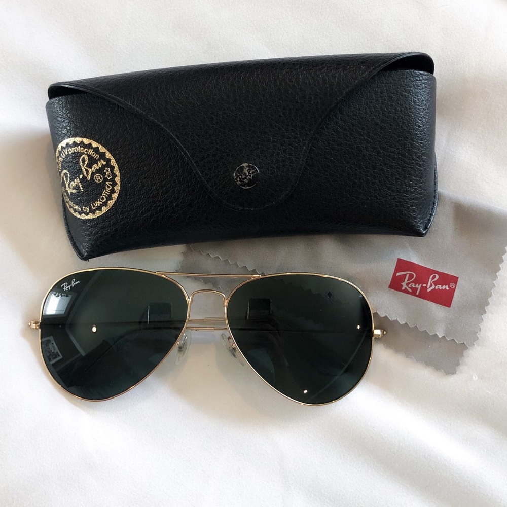 Oversized Aviator Rayban Sunglasses